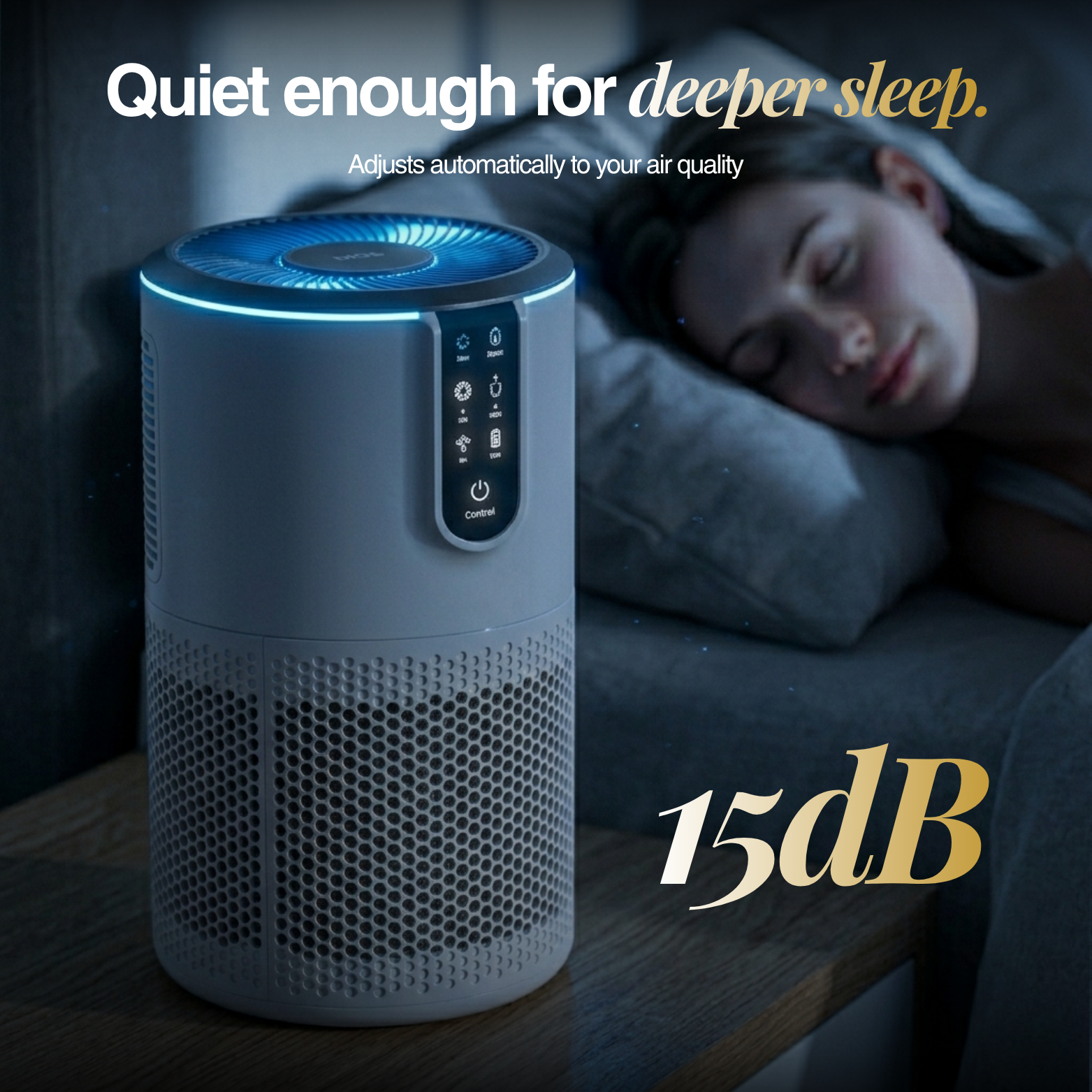 Oxyra 200 — Powerful Air Purifier for Large Rooms up to 1,300 sq ft | True HEPA H13