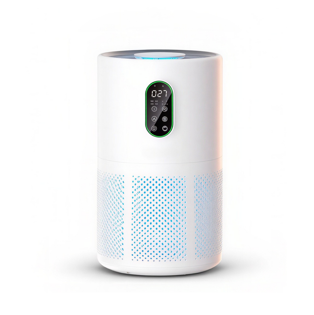 Oxyra 300 — Smart Air Purifier with Real-Time PM2.5 Sensor | True HEPA H13 for Modern Homes
